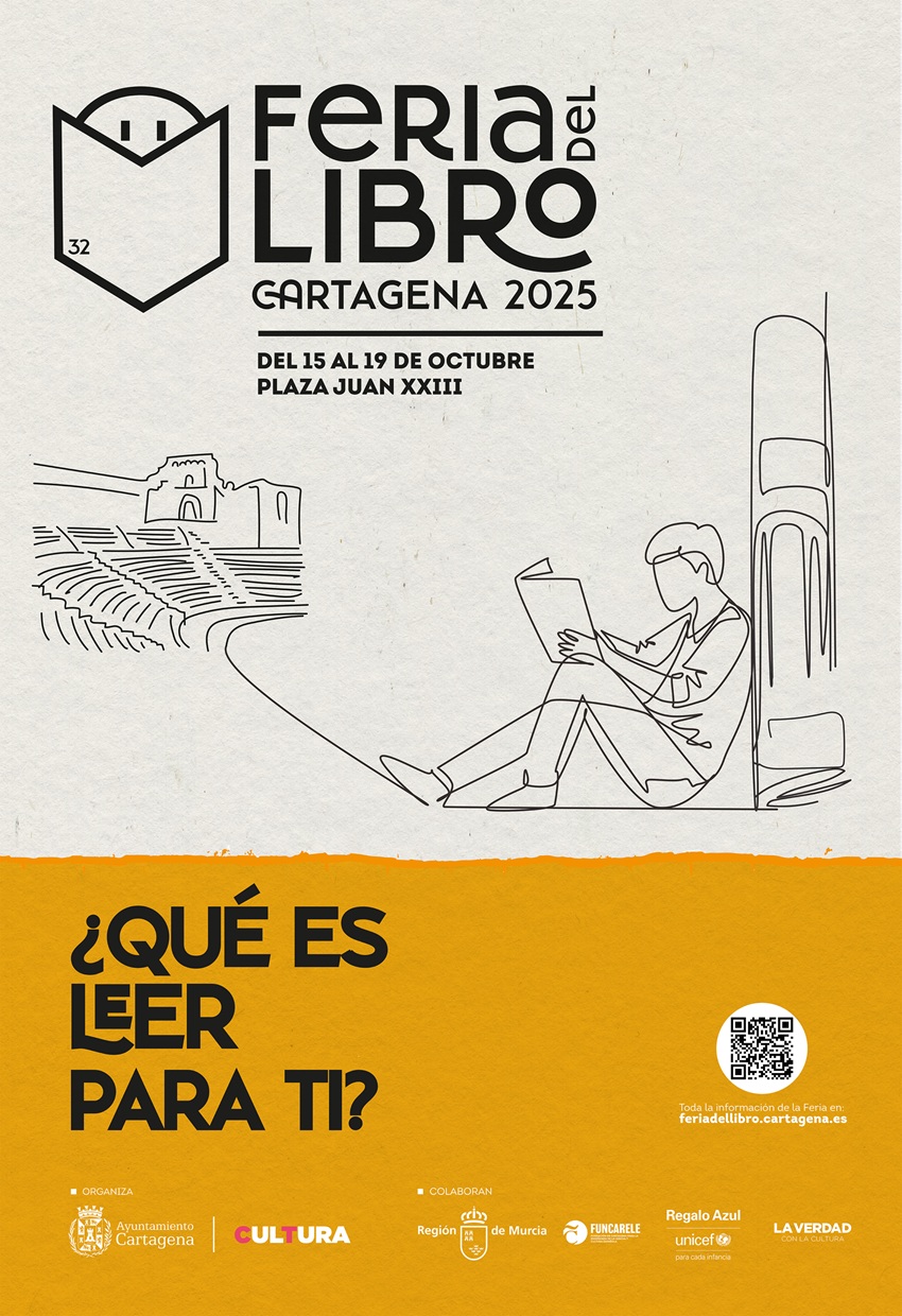 Cartel Feria del Libro de Cartagena 2025