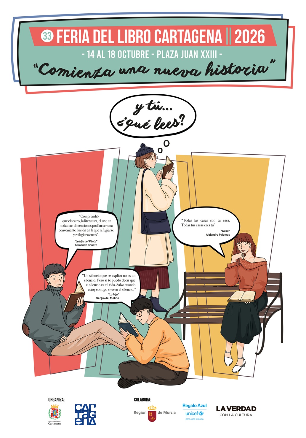 Cartel Feria del Libro de Cartagena